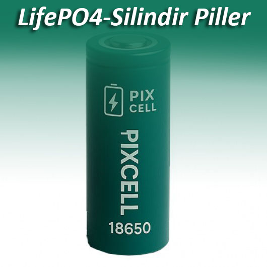 LifePO4-Silindir Piller
